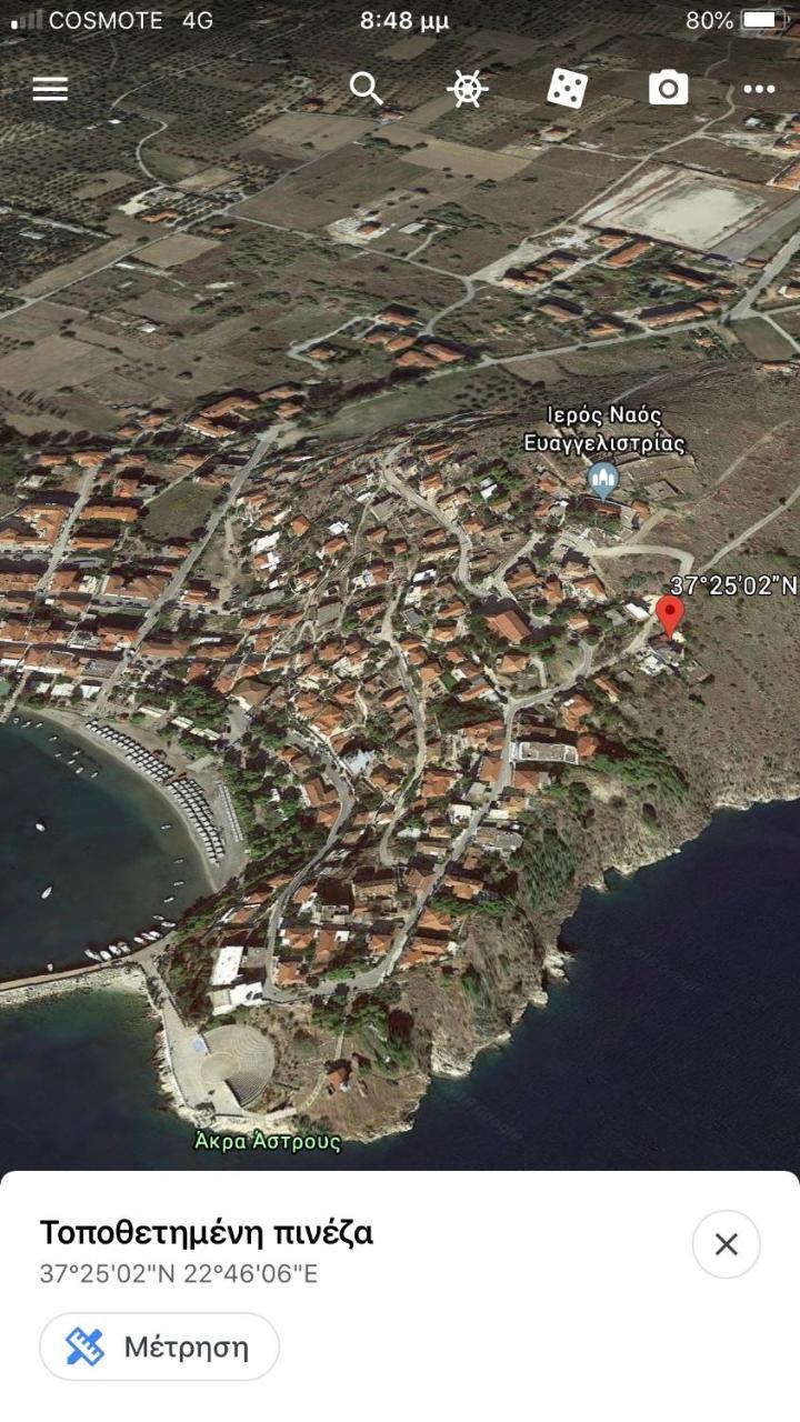 Villa Castle Sea View Parálion Ástros Zewnętrze zdjęcie
