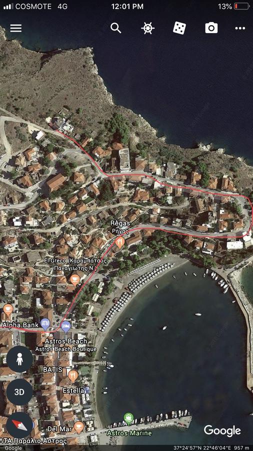 Villa Castle Sea View Parálion Ástros Zewnętrze zdjęcie